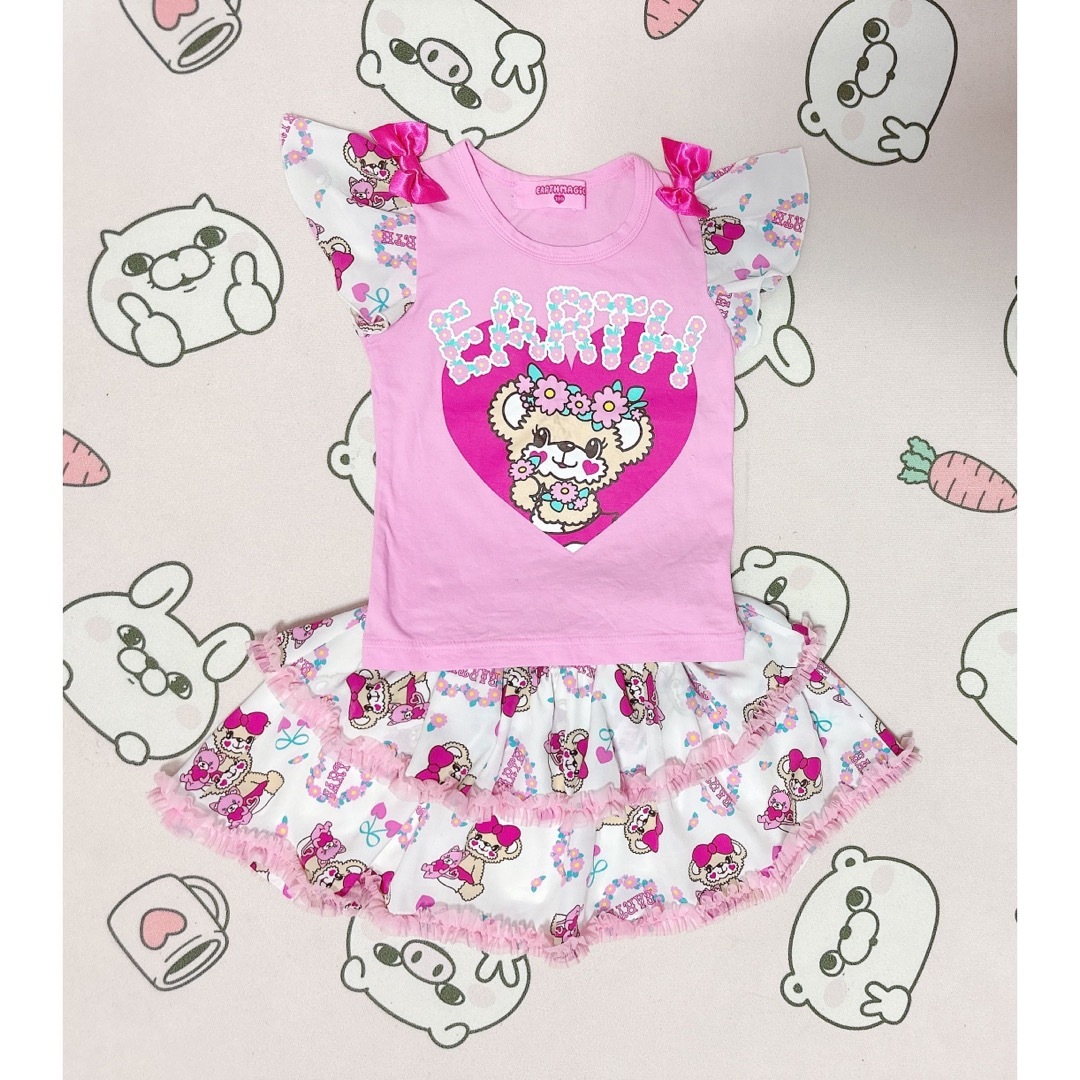 EARTHMAGIC(アースマジック)の▷ロマセトア◁♡*｡ﾟ キッズ/ベビー/マタニティのキッズ服女の子用(90cm~)(スカート)の商品写真