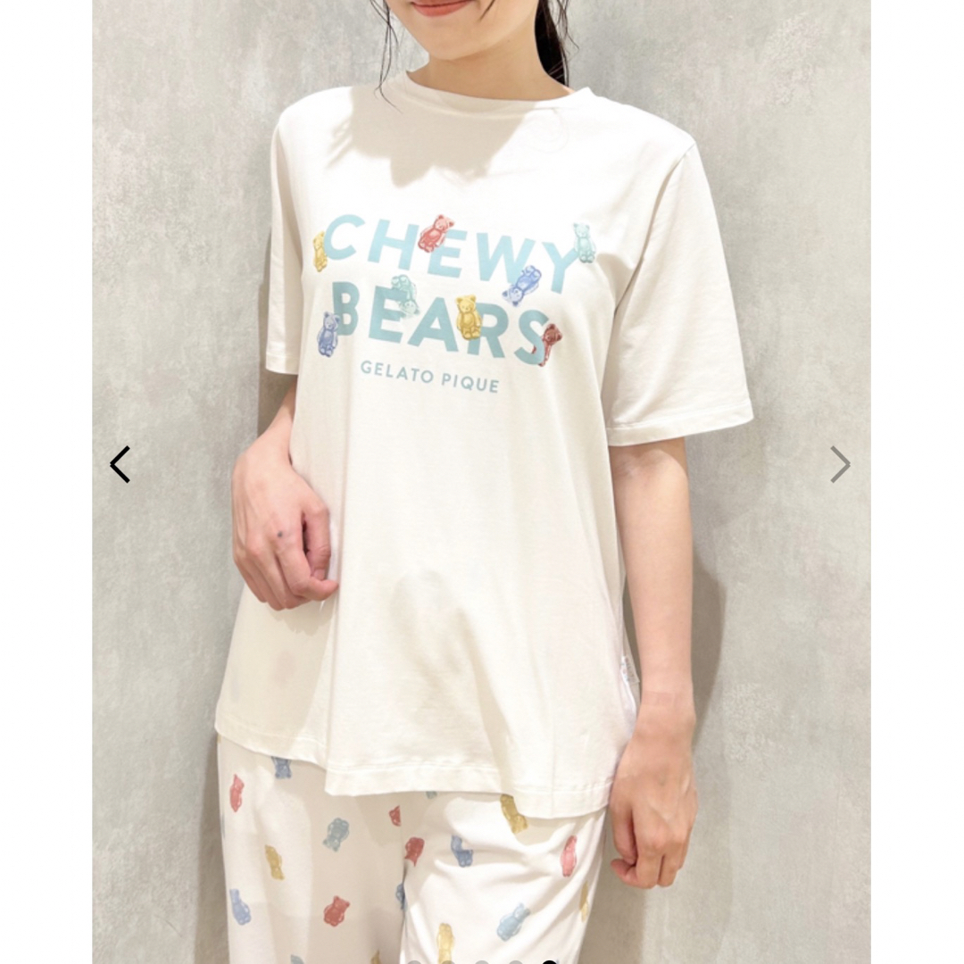 ジェラートピケ　チューイーベアワンポイントTシャツ\u0026ショートパンツ