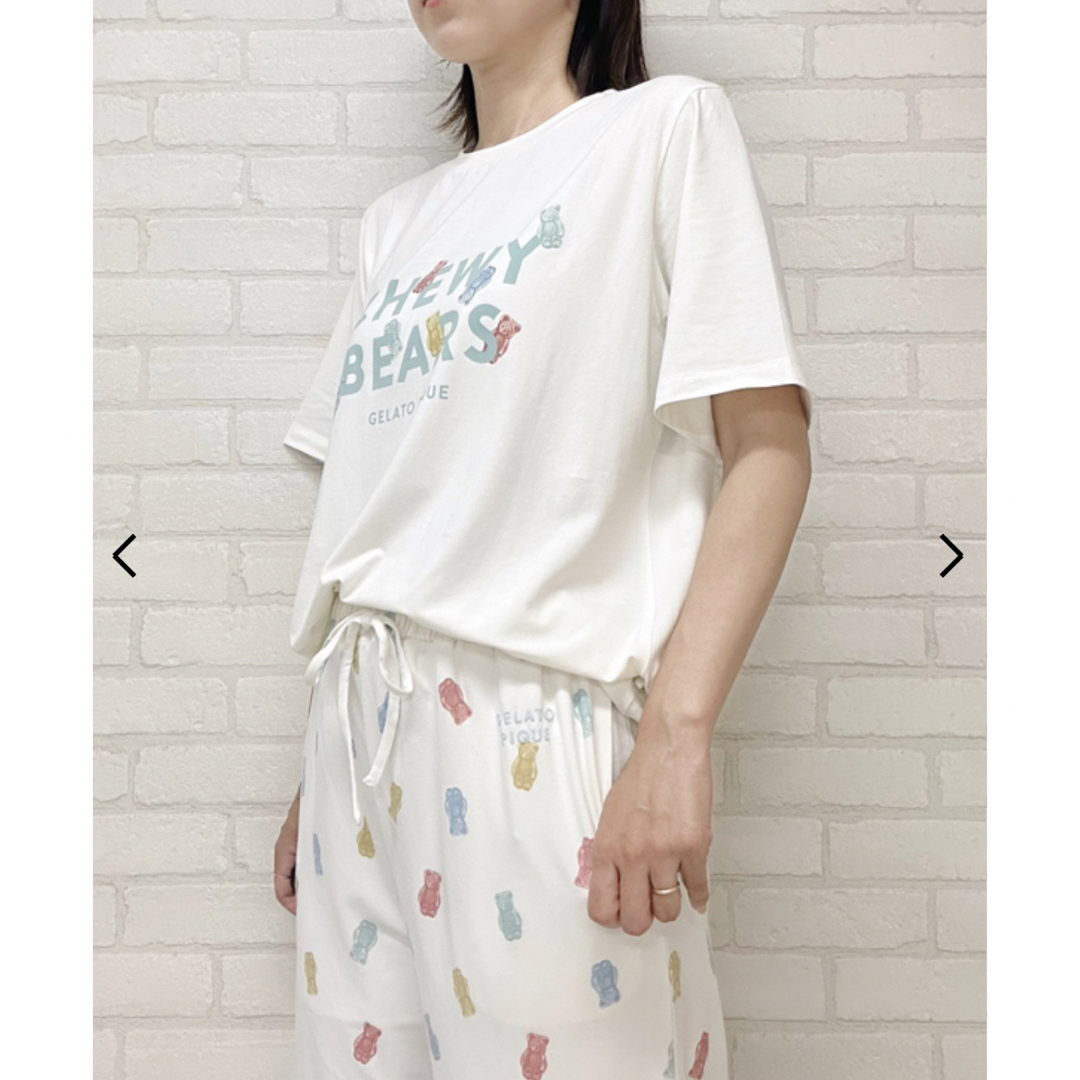 チューイーベアワンポイントTシャツ＆ロングパンツSET