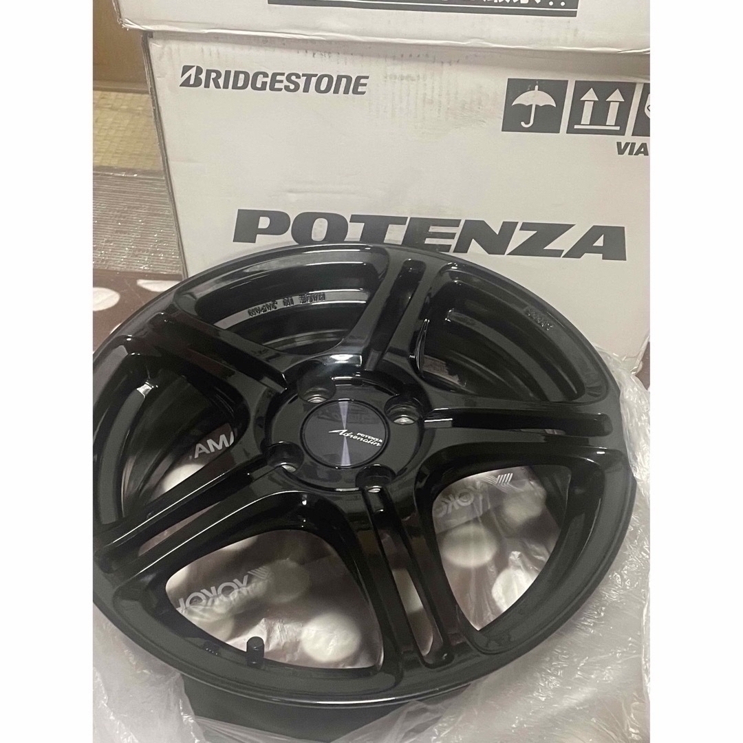 BRIDGESTONE - ポテンザ アドレナリン 15インチ 4本セット ブラックの