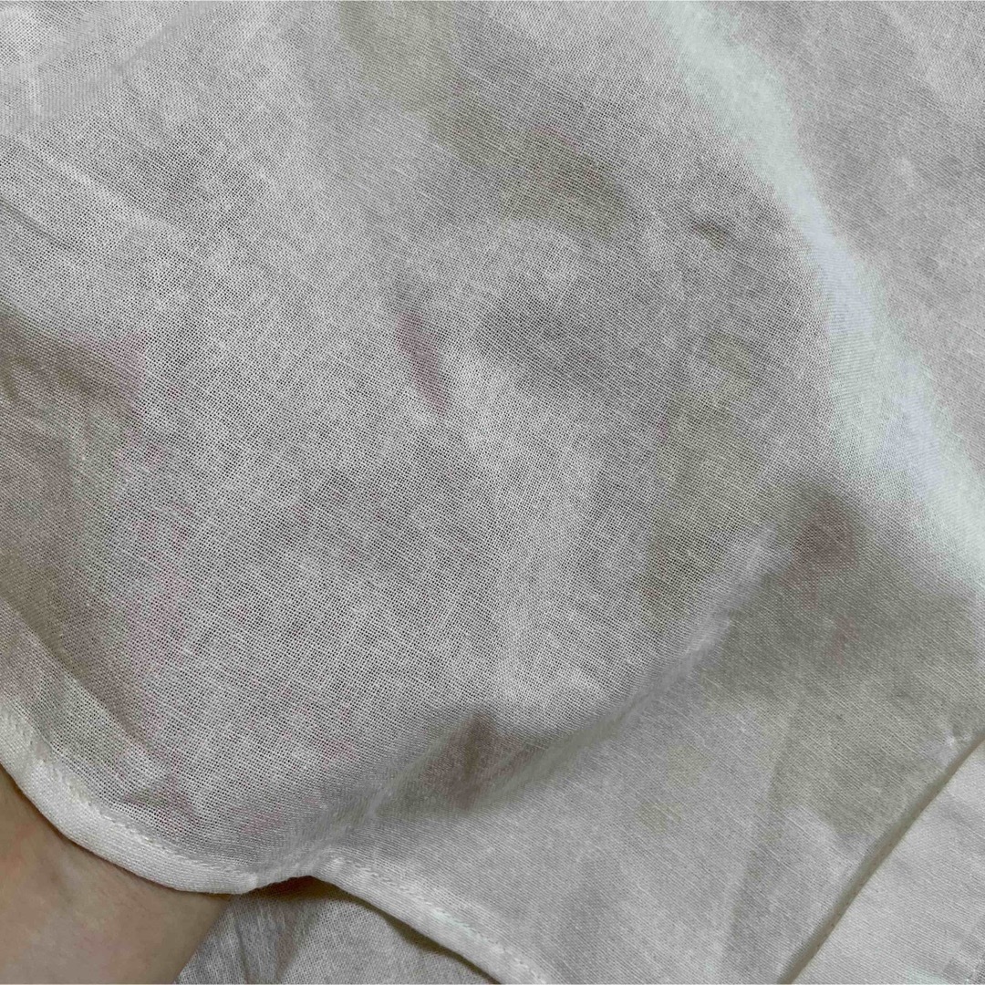 最終値下げ！【新品】antiqua(アンティカ)コットンドレープ半袖白シャツ 5