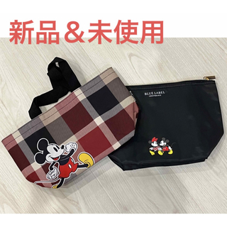 ディズニー(Disney)の【レタス様専用】BLUE LABEL  保冷、保温ポーチ付きトートバッグ(弁当用品)