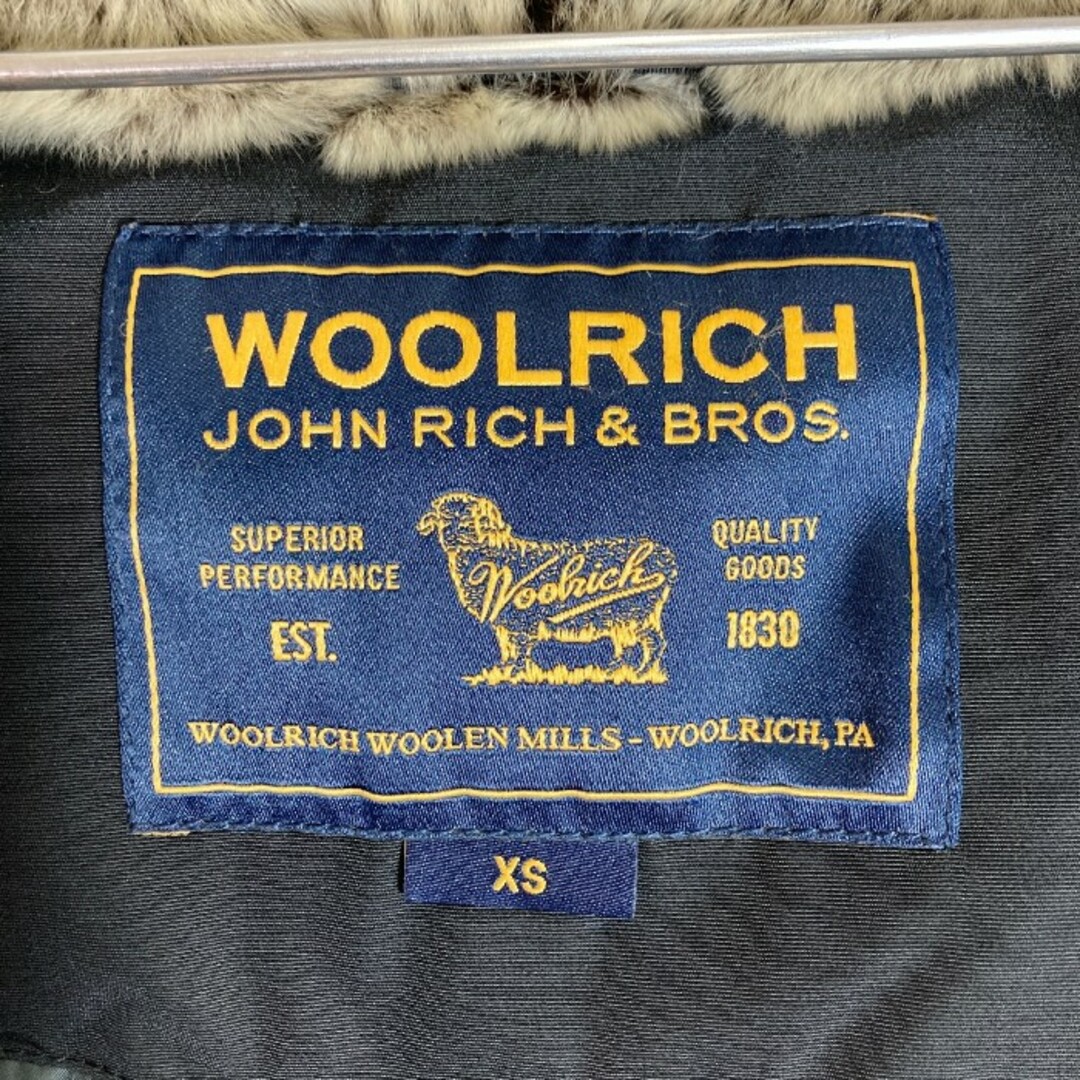 WOOLRICH(ウールリッチ)の★ウールリッチ ボルダーコート ラビットファー付 ダウンジャケット レディースのジャケット/アウター(ライダースジャケット)の商品写真