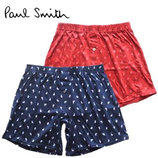 ポールスミス(Paul Smith)の《ポールスミス》箱付新品 ラッキーラビット柄 トランクス２枚 M(W76~84)(トランクス)