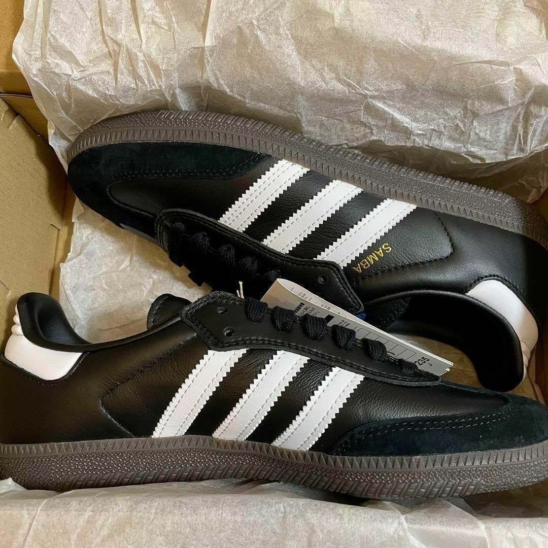 新品24.5黒】adidas Samba ADV 