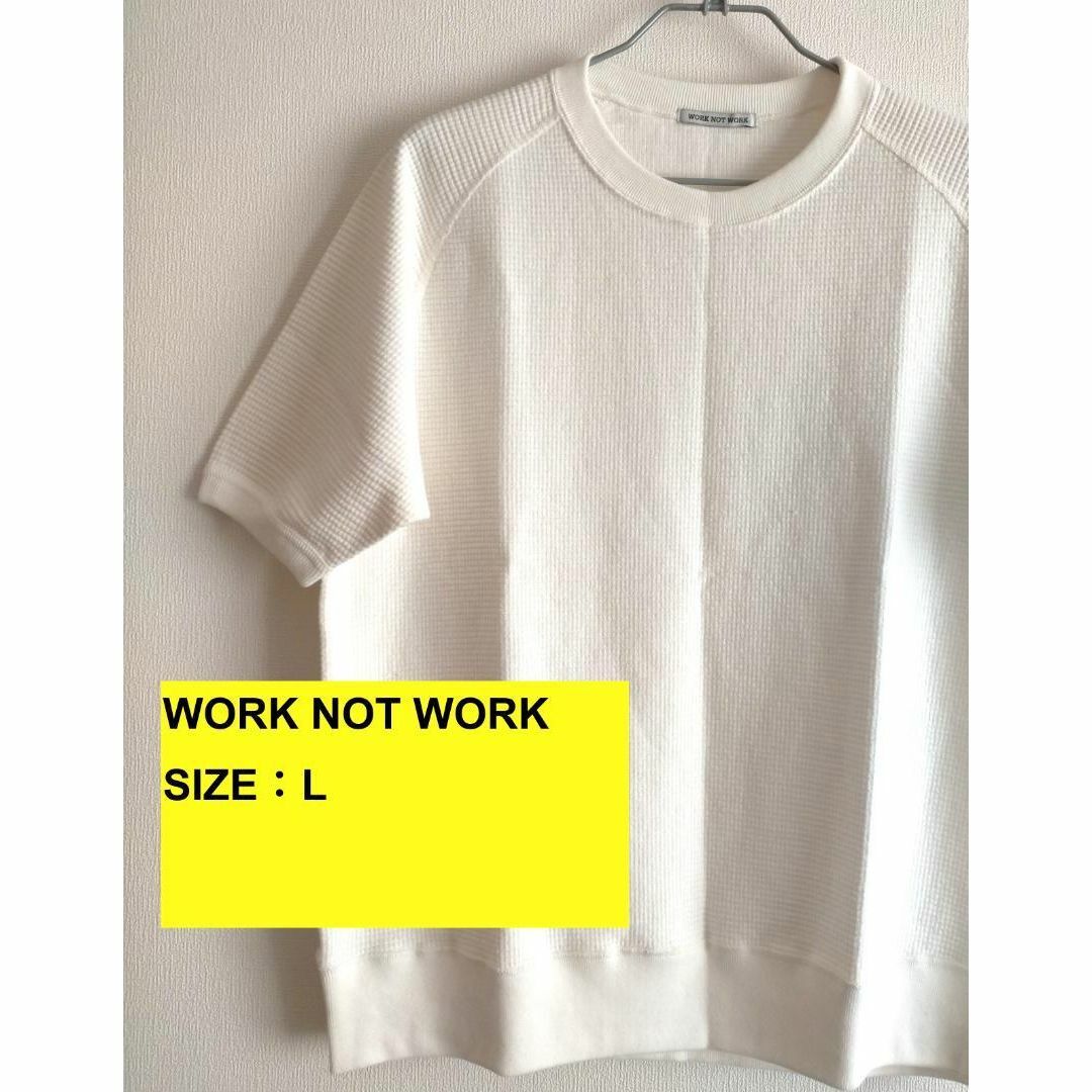 WORK NOT WORK(ワークノットワーク)のWORK NOT WORK URBAN RESEARCH 　半袖　Tシャツ メンズのトップス(Tシャツ/カットソー(半袖/袖なし))の商品写真