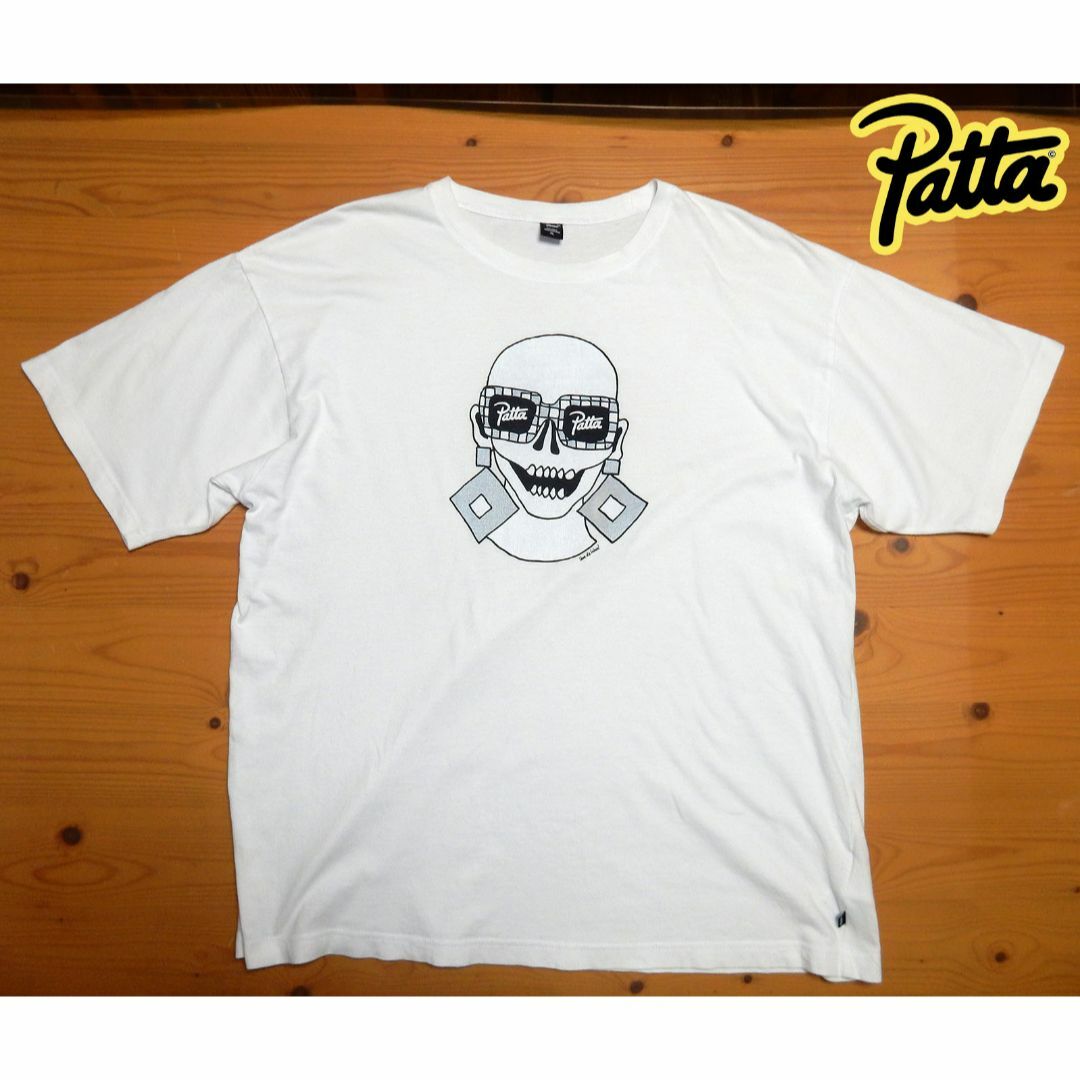 PATTA(パタ)のPatta ｜パタ 　プリント 白　半袖Tシャツ　XL メンズのトップス(Tシャツ/カットソー(半袖/袖なし))の商品写真