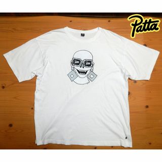 パタ(PATTA)のPatta ｜パタ 　プリント 白　半袖Tシャツ　XL(Tシャツ/カットソー(半袖/袖なし))