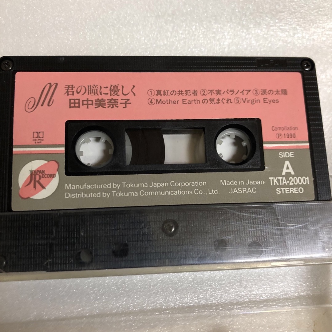 田中美奈子　君の瞳に優しく　カセットテープ エンタメ/ホビーのCD(ポップス/ロック(邦楽))の商品写真