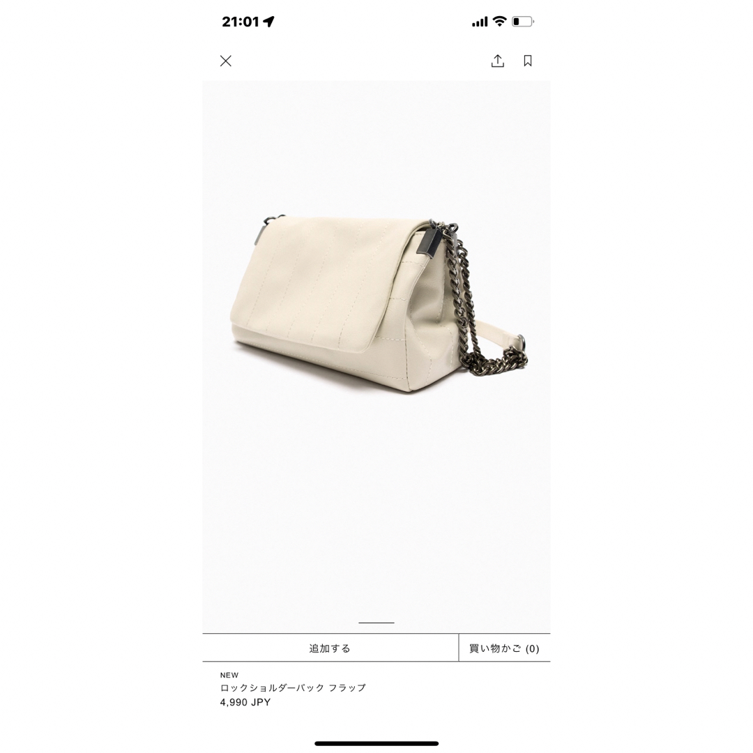 ZARA - ZARA ロックショルダーバッグフラップの通販 by インソンくん's