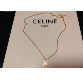 celine - セリーヌトリオンフラインネックレス刻印入りの通販 by