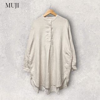 ムジルシリョウヒン(MUJI (無印良品))のMUJI コットン チュニックブラウス 無印良品(シャツ/ブラウス(長袖/七分))