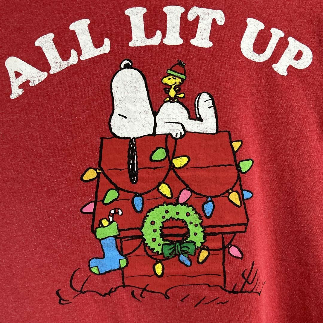 PEANUTS ピーナッツ スヌーピー クリスマス キャラTシャツ 半袖 輸入品