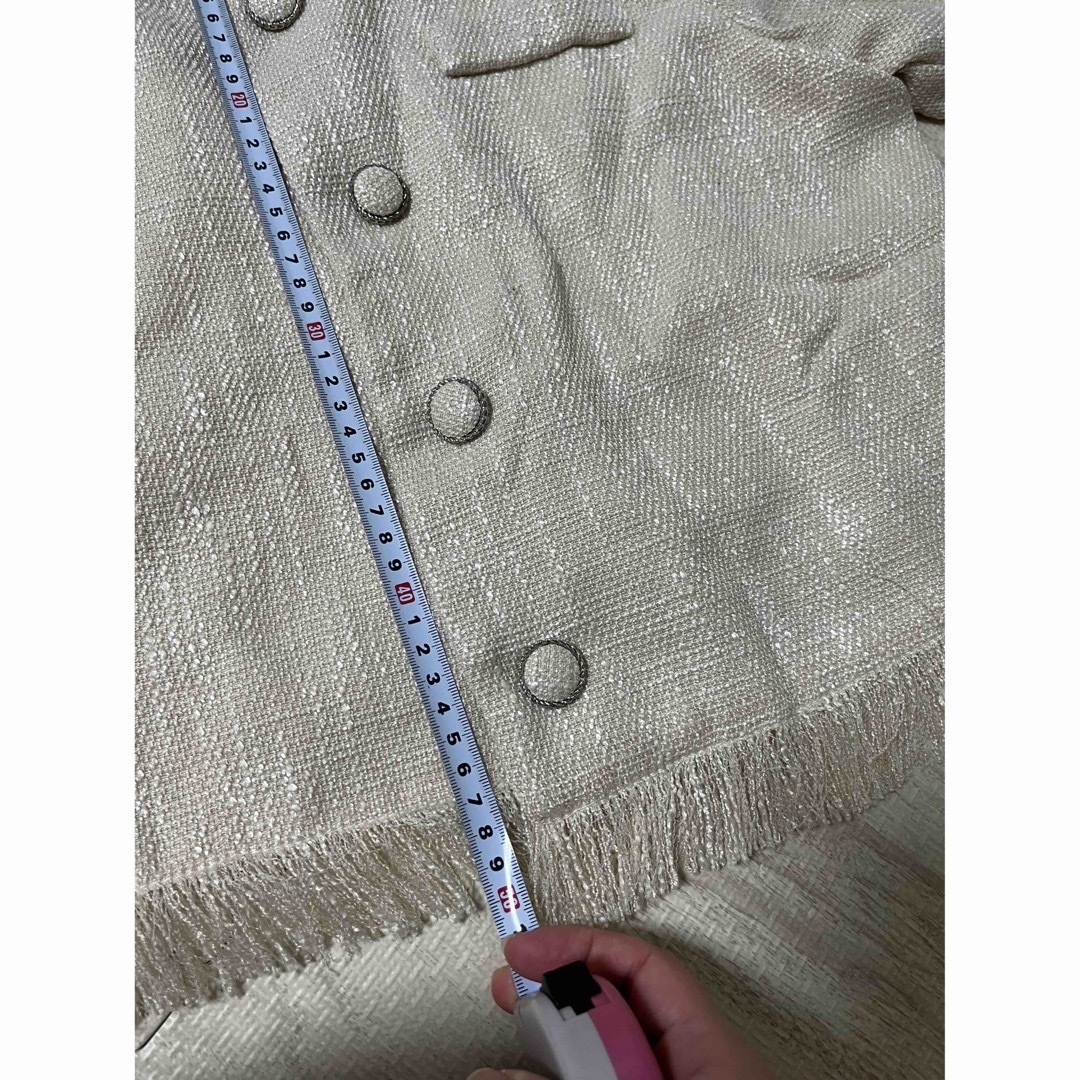 専用　未使用　DAZY ロートリム ボタンアップ クロップブラウス レディースのトップス(シャツ/ブラウス(半袖/袖なし))の商品写真