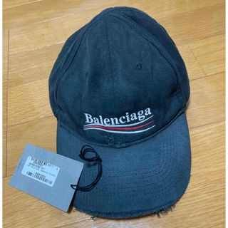 バレンシアガ(Balenciaga)のバレンシアガ　キャンペーンロゴ　ダメージ加工　キャップ　L59(キャップ)