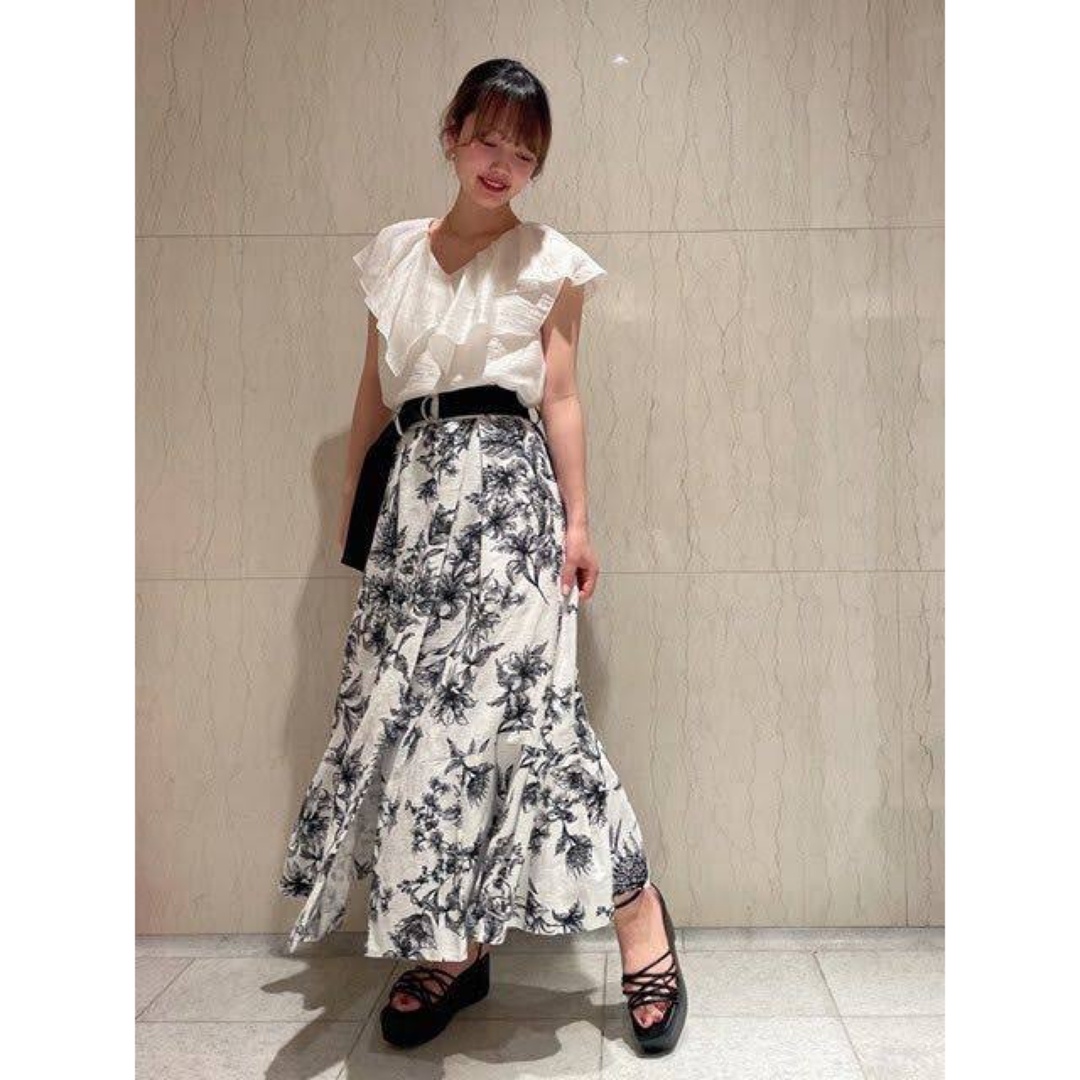 SNIDEL - snidel ベルティッドタックスカートの通販 by marim shop