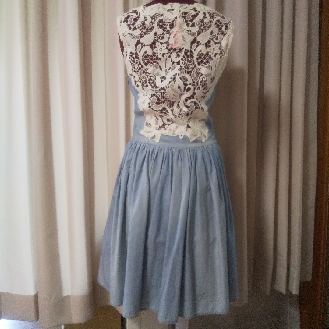 ERMANNO SCERVINO☆レース デニム ワンピース | tradexautomotive.com