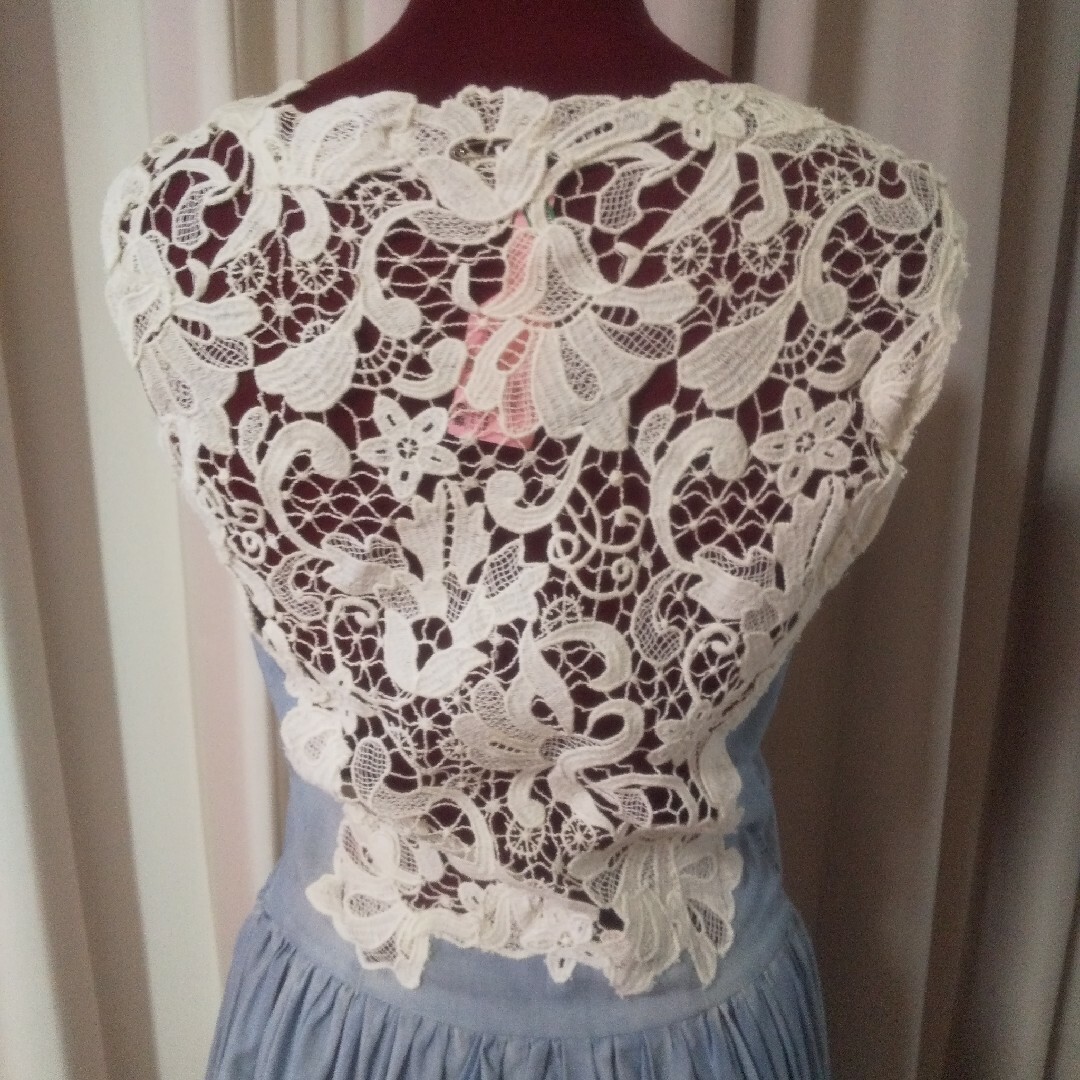 ERMANNO SCERVINO☆レース デニム ワンピース | tradexautomotive.com