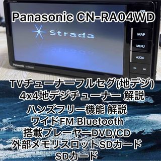 Panasonic CN-RA04WD  地図データ2017 (E1)