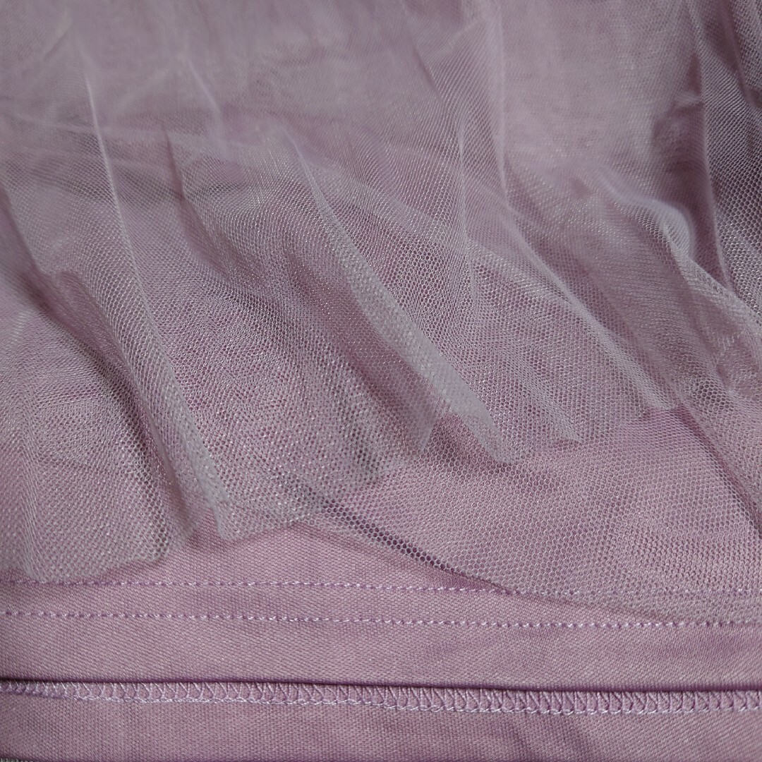 しまむら(シマムラ)の新品 未使用 しまむら チュールプリーツスカート ピンク L レディースのスカート(ロングスカート)の商品写真