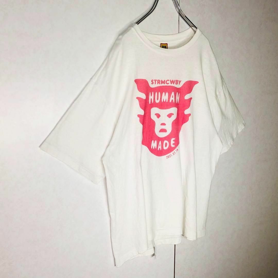 【人気デザイン】ヒューマンメイド デカロゴTシャツ XLサイズ ゆるだぼ
