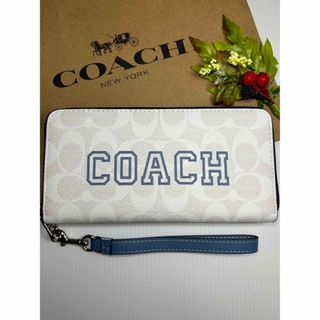 コーチ(COACH) 財布(レディース)(ブルー・ネイビー/青色系)の通販