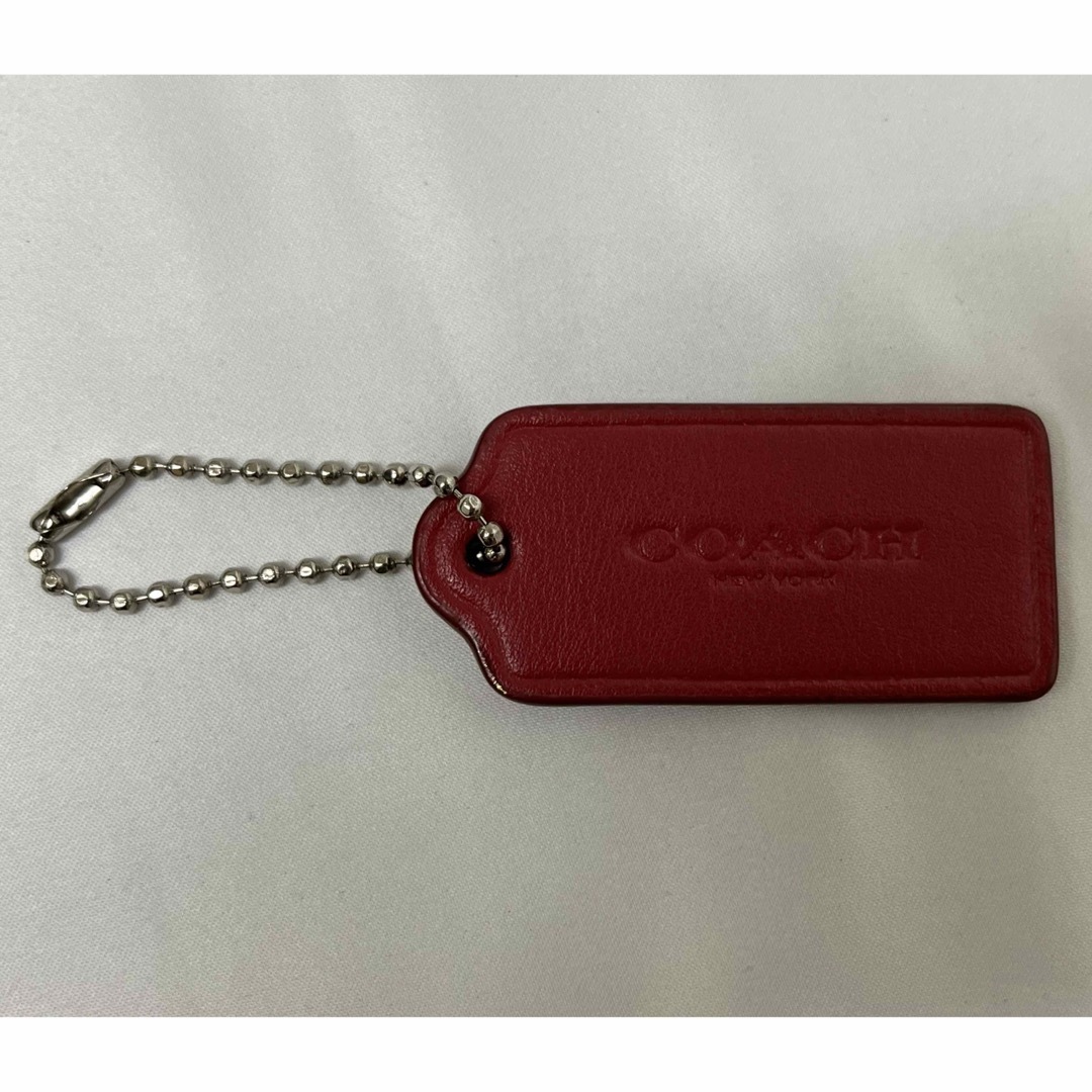 コーチ COACH タグ チャーム ハンドメイドのファッション小物(バッグチャーム)の商品写真