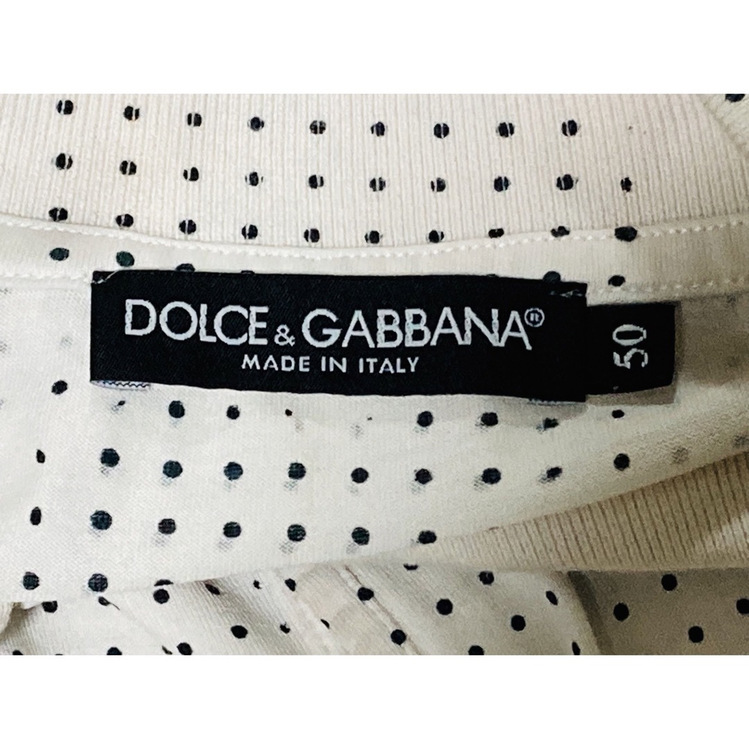 DOLCE&GABBANA(ドルチェアンドガッバーナ)のDOLCE&GABBANA ドット デザイン 半袖 ポロシャツ メンズのトップス(ポロシャツ)の商品写真