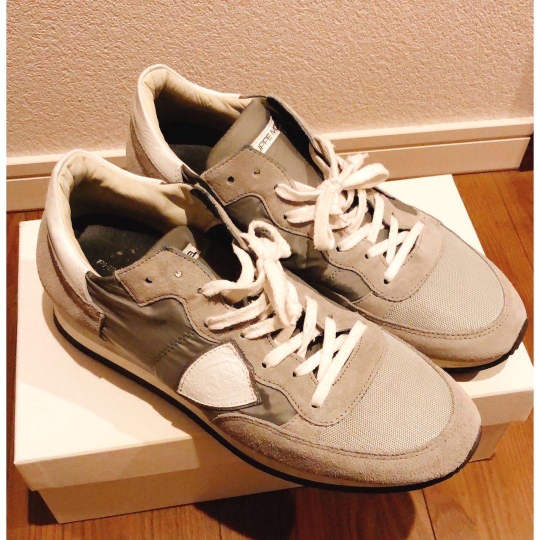 送料無料】 フィリップモデル メンズ スニーカー シューズ Sneakers Beige-