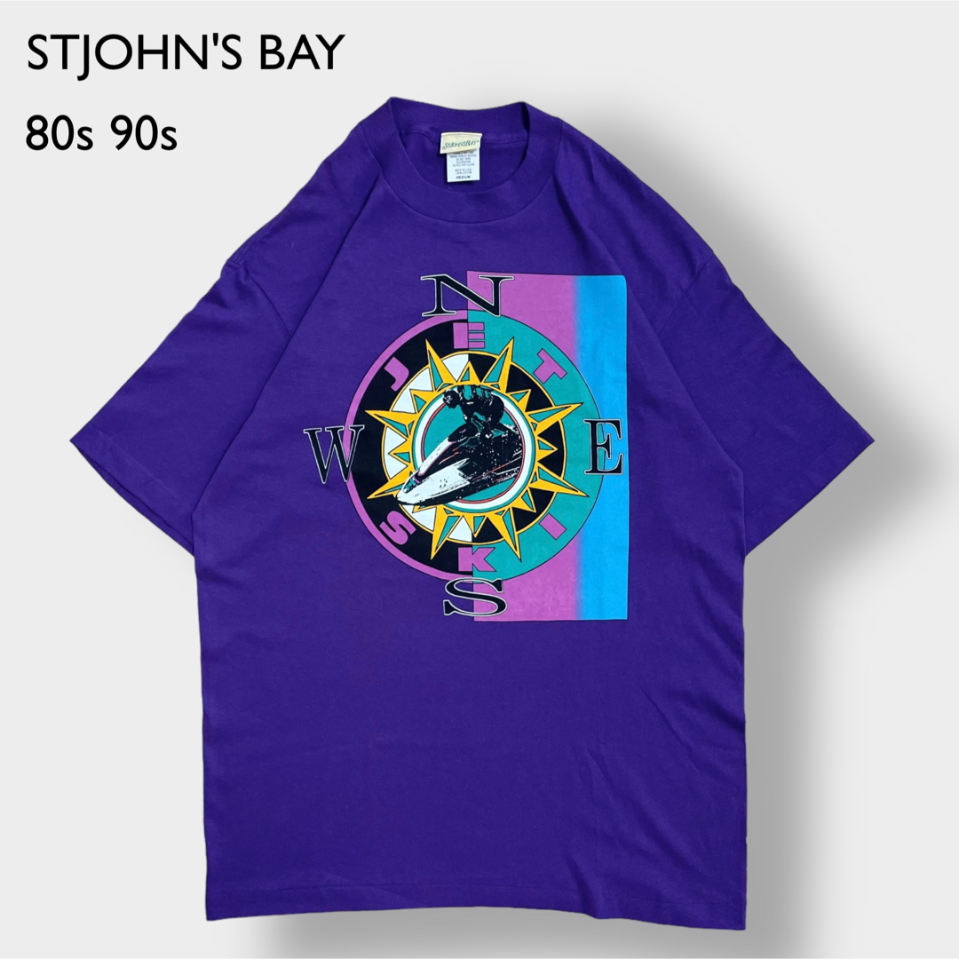 【STJOHN'SBAY】90s usa製 プリント Tシャツ シングルステッチ