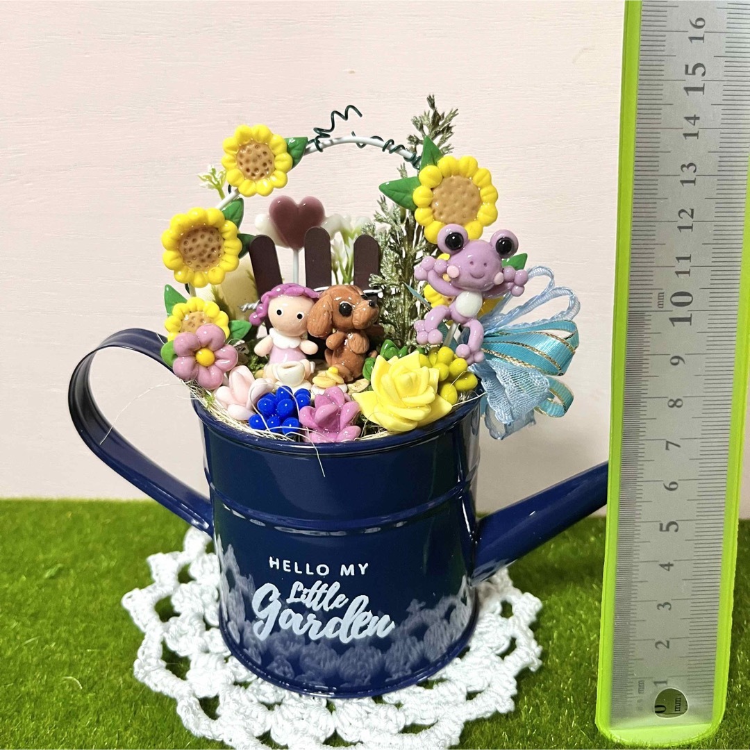 〜そのまま飾れる〜多肉植物寄せ植え(樹脂粘土レジン)粘土細工