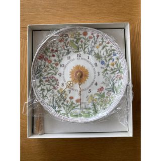 ノリタケ(Noritake)のノリタケ  美品　リンネコレクション　皿時計(スタンド付き)(置時計)