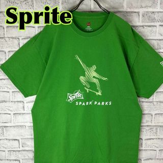 ヘインズ(Hanes)のSprite スプライト Spark Parks スケボーTシャツ 半袖 輸入品(Tシャツ/カットソー(半袖/袖なし))