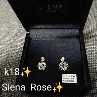 SIENA ROSE - シエナ ダイヤモンドバーピアスの通販 by 断捨離中