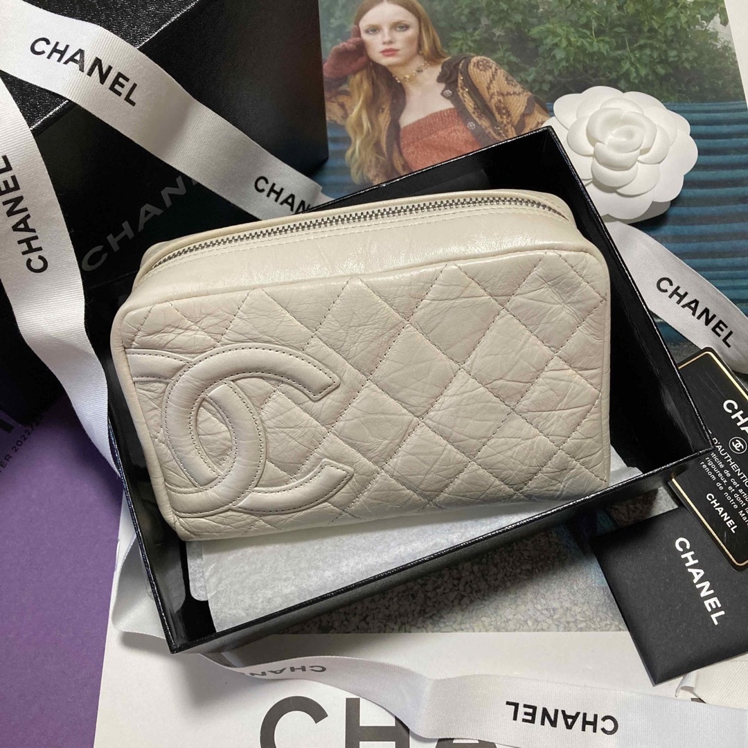 デカcoco☆CHANEL☆カンボン☆ポーチ☆ | www.fleettracktz.com