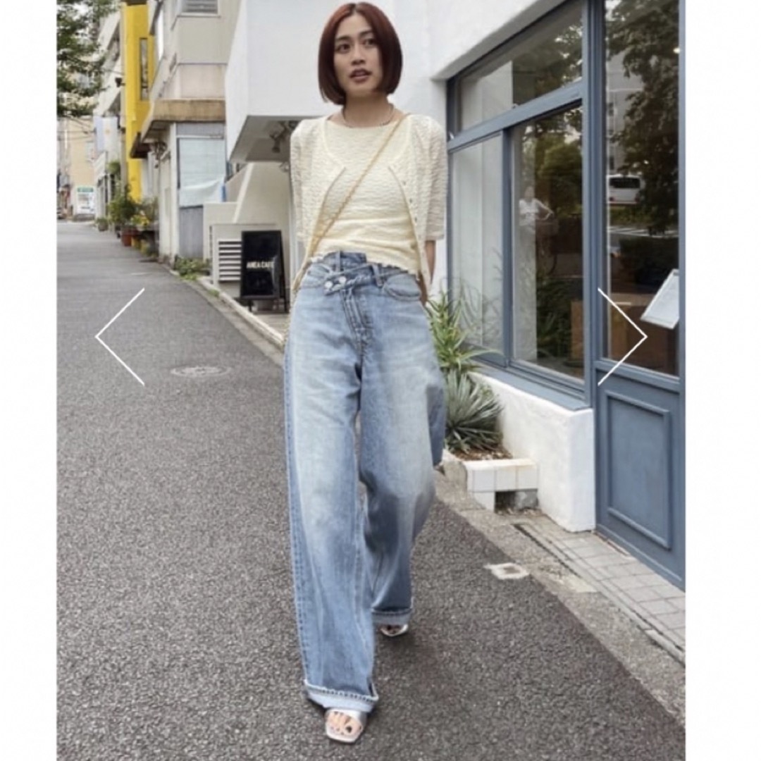 MOUSSY CROSS WAIST WIDE STRAIGHT 1