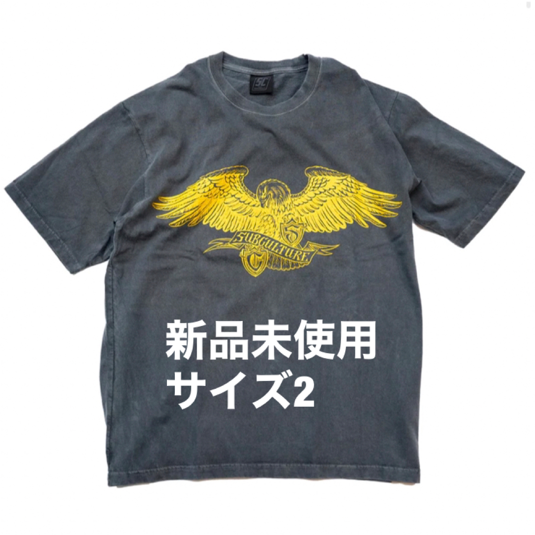 2 subculture VINTAGE BODY EAGLE T-SHIRT