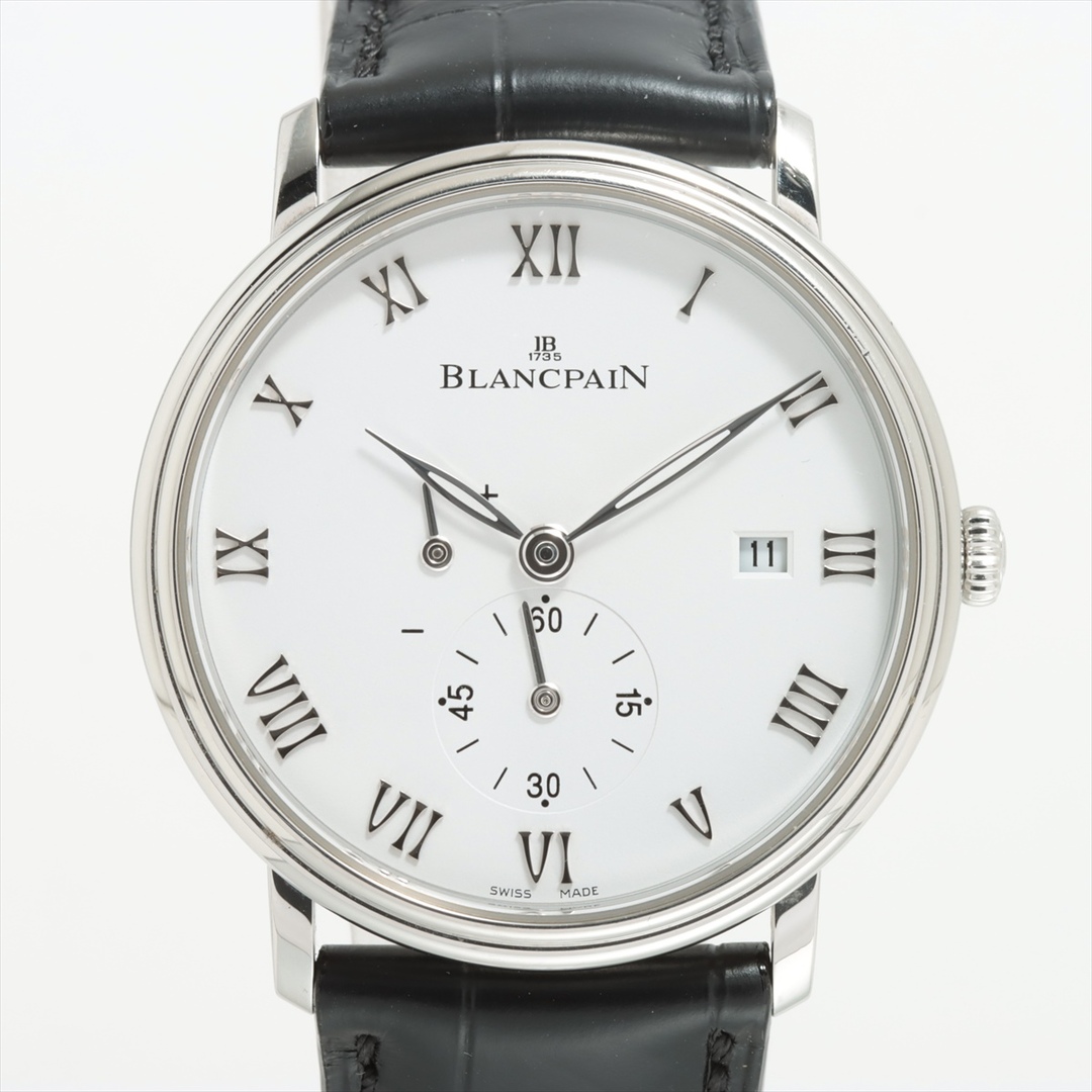 ブランパン ヴィルレ ウルトラスリム SS×革   メンズ 腕時計
