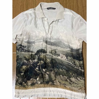 ドルチェアンドガッバーナ(DOLCE&GABBANA)のDOLCE&GABBANA シチリア 風景画 デザイン 半袖 ポロシャツ(Tシャツ/カットソー(半袖/袖なし))