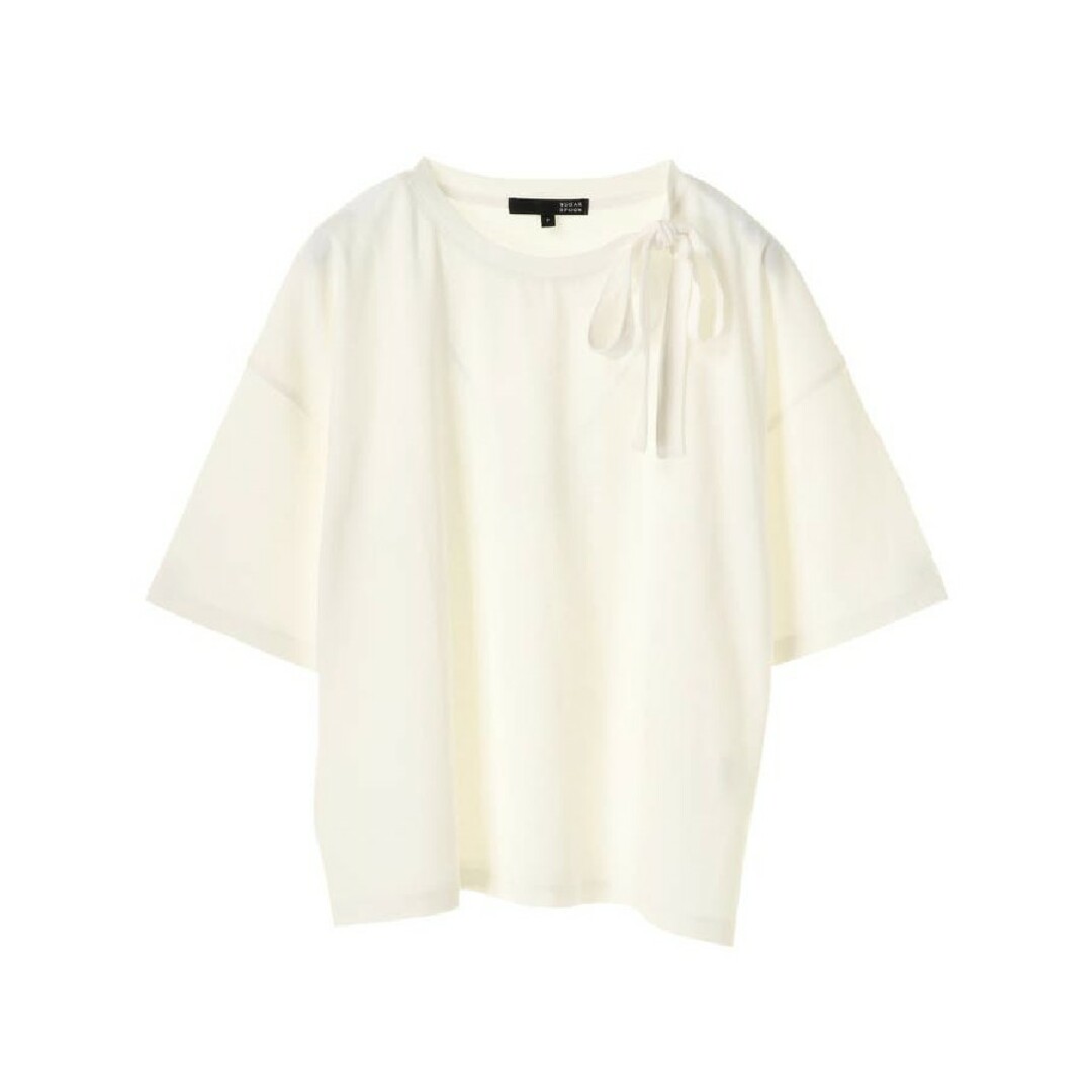 Sugar spoon(シュガースプーン)のSUGAR SPOON 白Tシャツ レディースのトップス(Tシャツ(半袖/袖なし))の商品写真