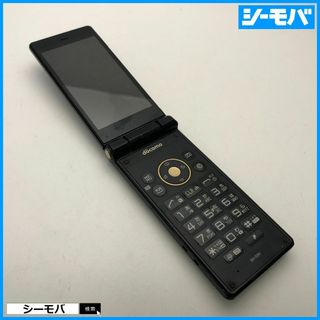 シャープ(SHARP)の879 SIMフリー docomo SH-03H ネイビー◆中古◆(携帯電話本体)