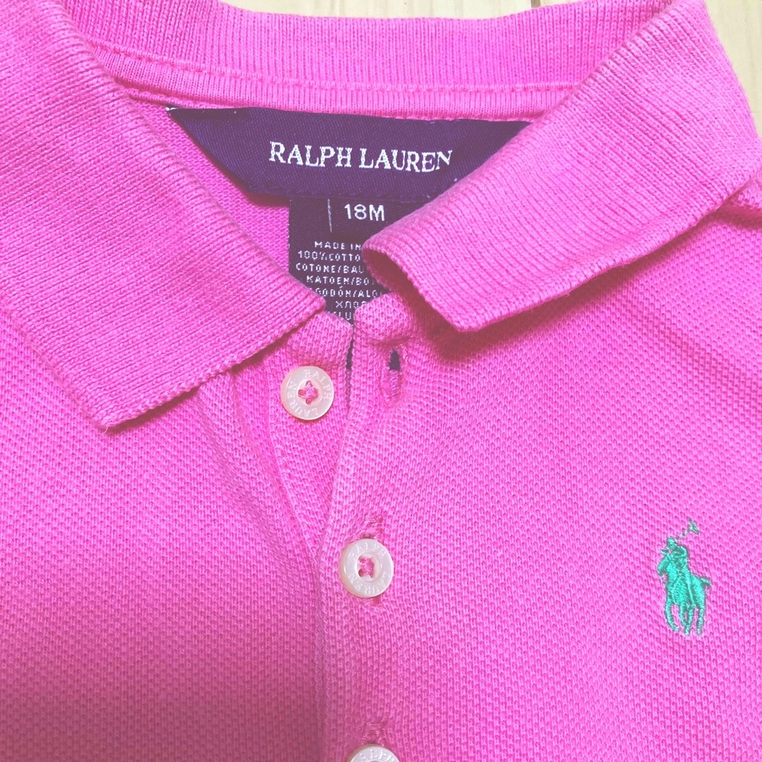 Ralph Lauren(ラルフローレン)のラルフローレン　ワンピース　一歳半　80cm キッズ/ベビー/マタニティのベビー服(~85cm)(ワンピース)の商品写真