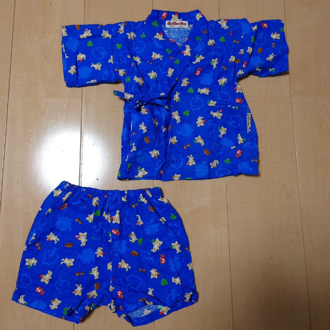 甚平 キッズ/ベビー/マタニティのキッズ服男の子用(90cm~)(甚平/浴衣)の商品写真