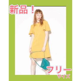 リリーブラウン ひざ丈ワンピース(レディース)(イエロー/黄色系)の