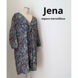 Jena espace merveilleux 韓国服 ペイズリー 総柄 ワンピ(ロングワンピース/マキシワンピース)