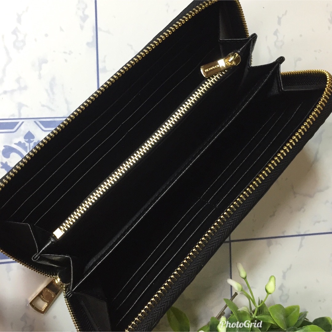 コーチ 長財布 パイソン柄 ブラック 【新品】 2