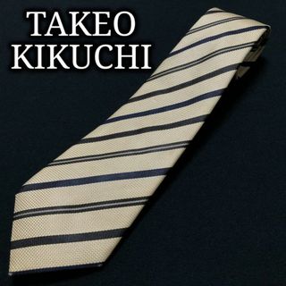 タケオキクチ(TAKEO KIKUCHI)のタケオキクチ レジメンタル ライトイエロー ネクタイ A105-C14(ネクタイ)