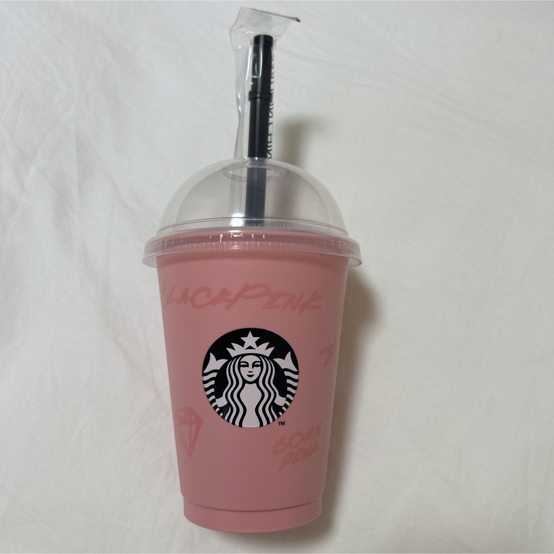 Starbucks(スターバックス)のBLACK PINK Starbucks ♡ エンタメ/ホビーのタレントグッズ(アイドルグッズ)の商品写真