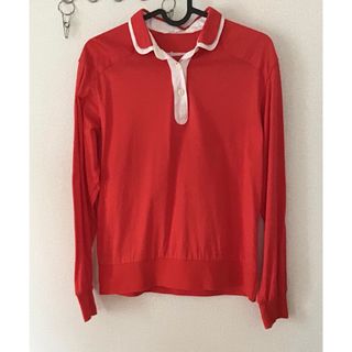 クレージュ(Courreges)のクレージュ　赤いカットソー(カットソー(長袖/七分))