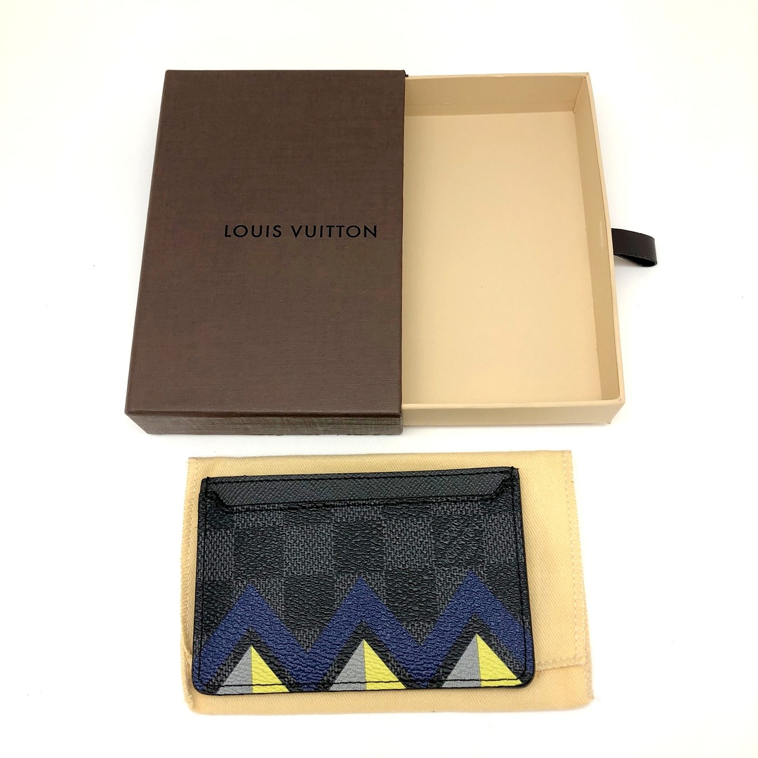 LOUIS VUITTON(ルイヴィトン)のルイヴィトン ネオポルトカルト N61252 ブラック カードケース レディースのファッション小物(名刺入れ/定期入れ)の商品写真